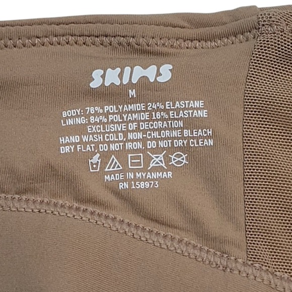 NWOT SKIMS Fits Everybody Triangle Bralette Size Medium Color Sienna - Picture 6 of 6